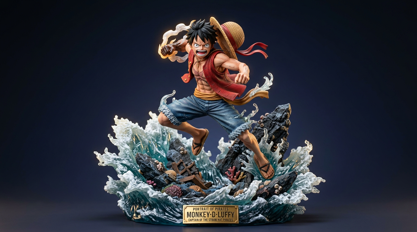 Figurine Megahouse Portrait of Pirates en pose dynamique