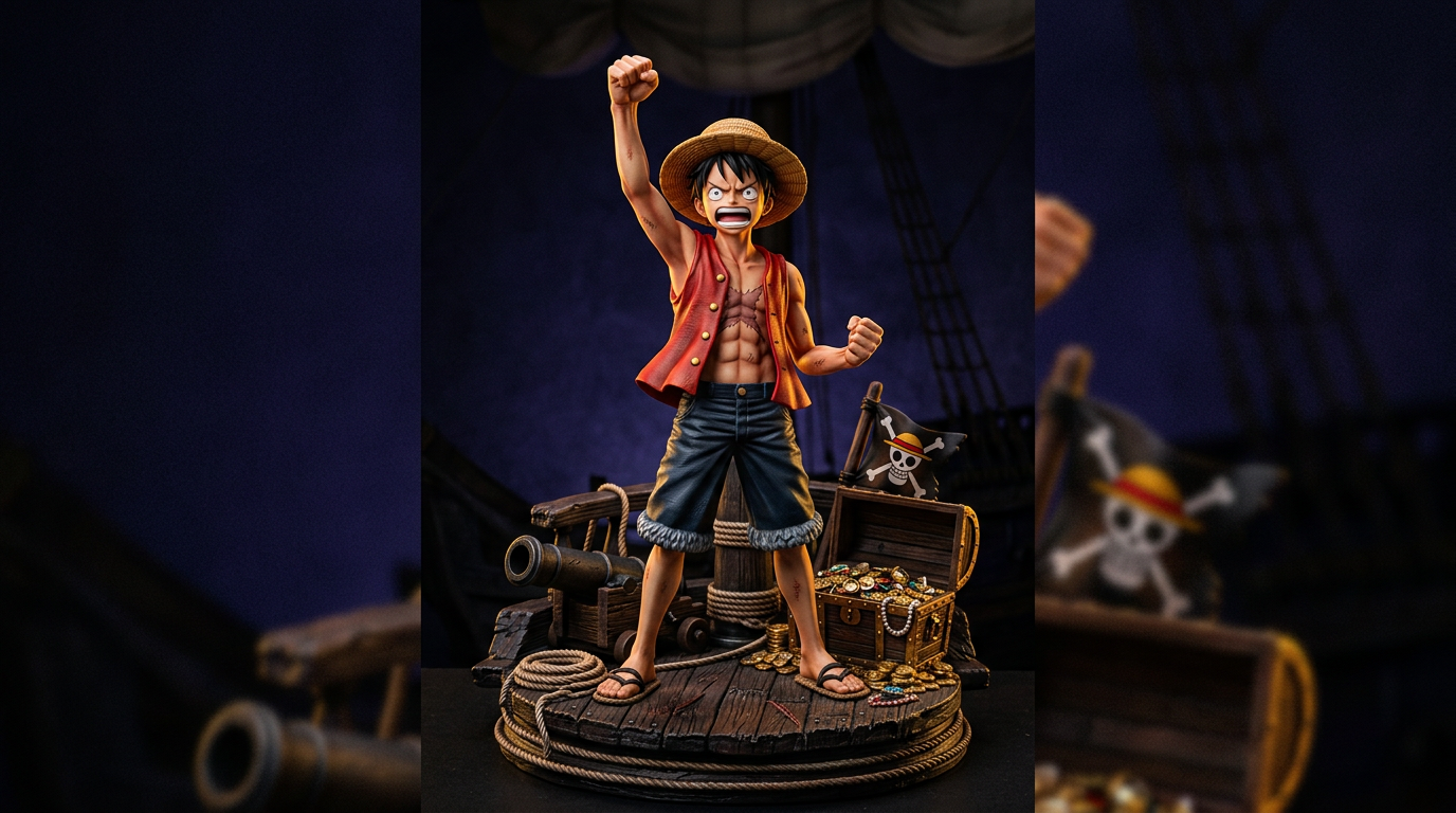 Figurine Megahouse Portrait of Pirates Monkey D Luffy